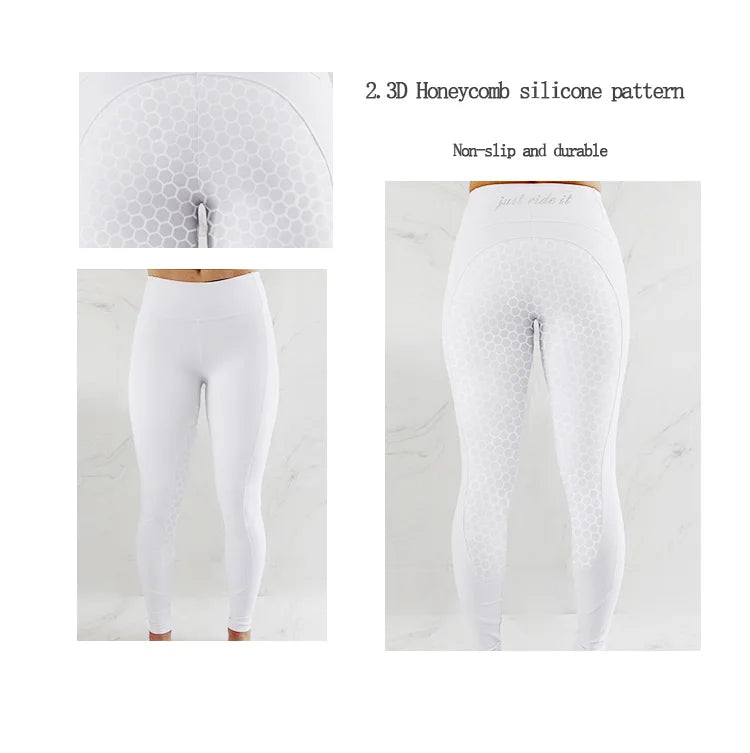 New Silicone Equestrian Breech  Women  High Bounce Riding Pants - Ghoddosh