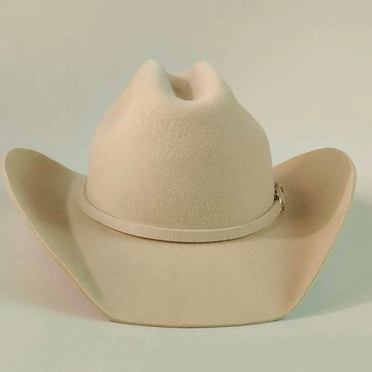 Unisex Vintage Wool Felt Western Cowboy Hat – Wide Brim Jazz Cap @ ghoddosh.com