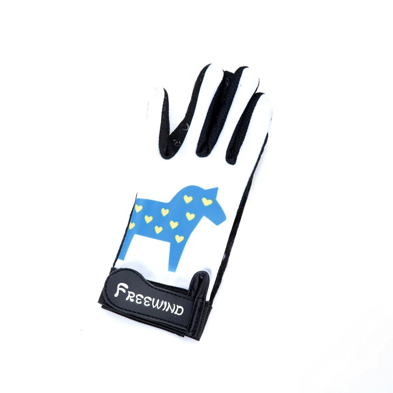 Kids’ Non-Slip Horse Riding Gloves – Ultra-Thin Equestrian Gloves with Silica Gel Grip (Ages 2–12) .Ghoddosh