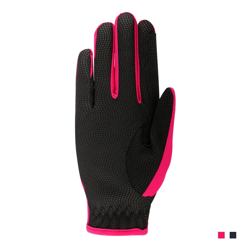Children Riding Colorful Gloves