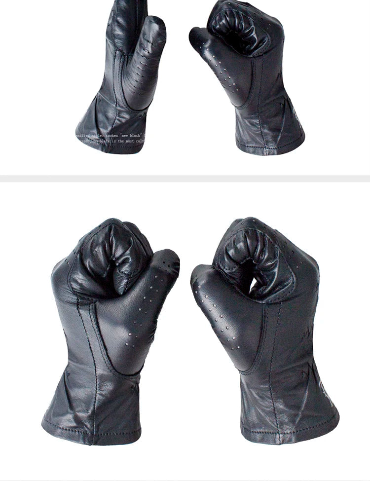 Men's Equestrian Suede Gloves . Ghoddosh