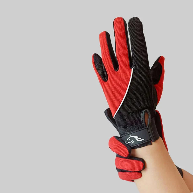 Children's Equestrian Gloves - Non Slip  Children's Riding Gloves Riding  Silicone Gloves. Ghoddosh