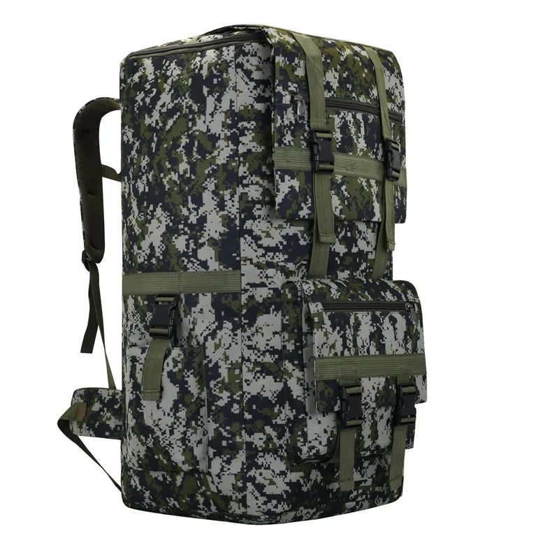 120L Men Backpack Large Outdoor Luggage Tactical Shoulder Bag - Ghoddosh