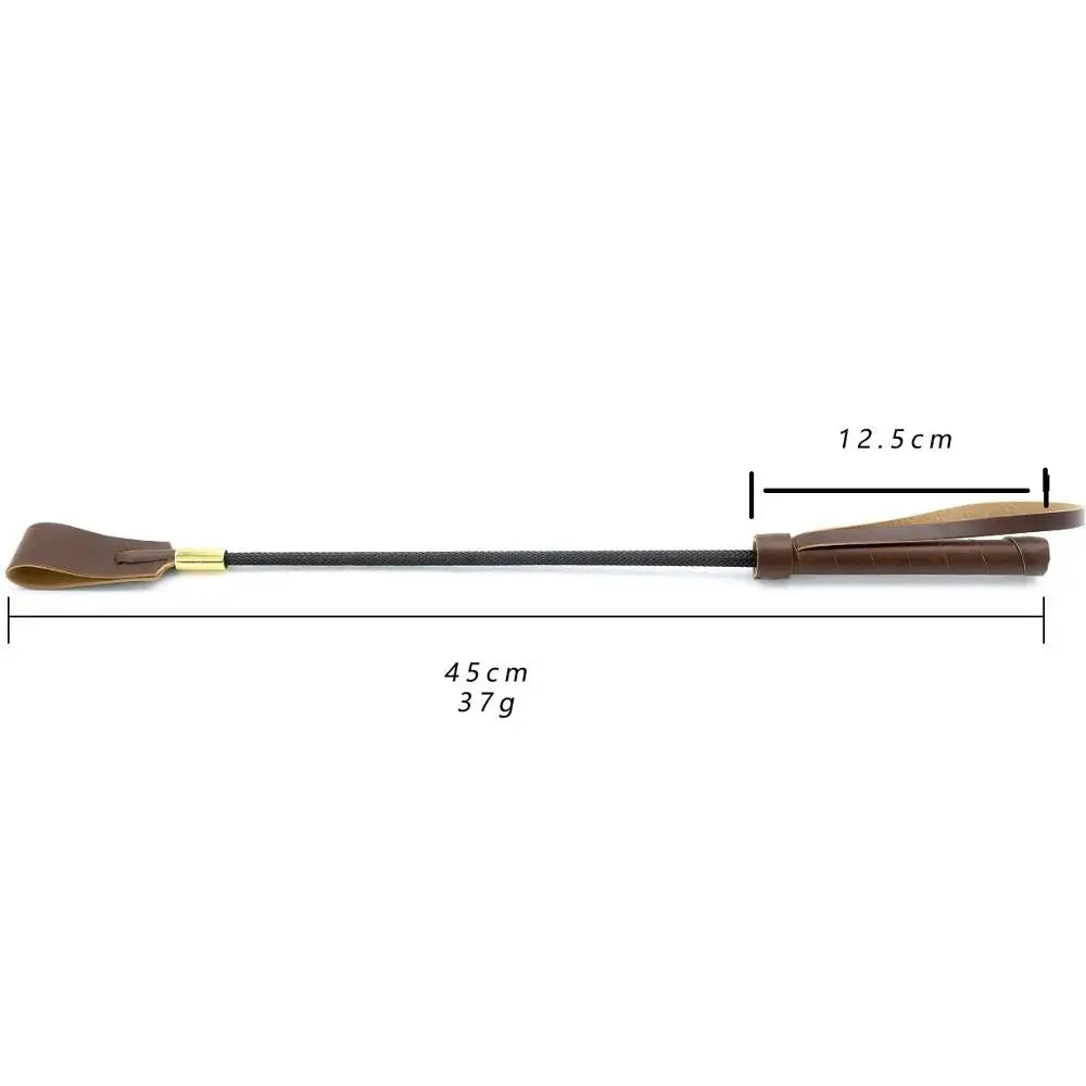 17.7 inch Riding Crop / Horse Equestrian Whip with Double Slapper @ghoddosh.com