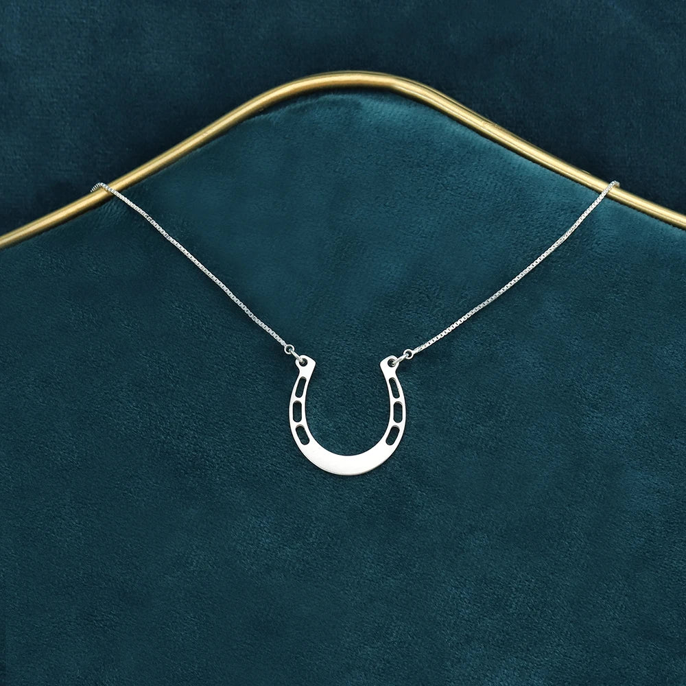 Customized Lucky HorseShoe Necklace - Ghoddosh