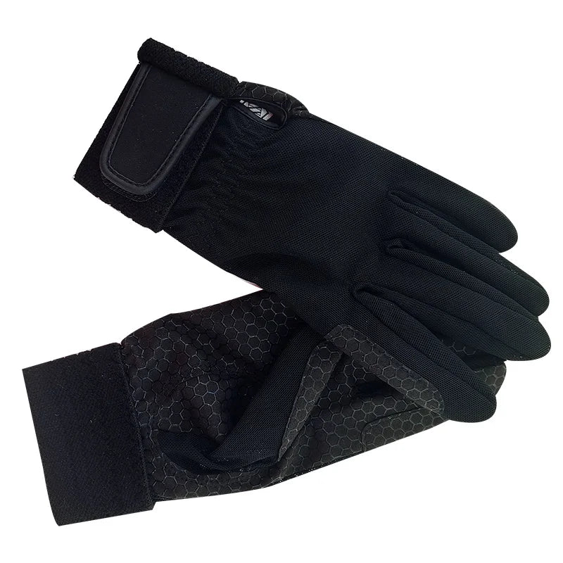 Equestrian  Breathable Training Knight Riding Gloves . Ghoddosh