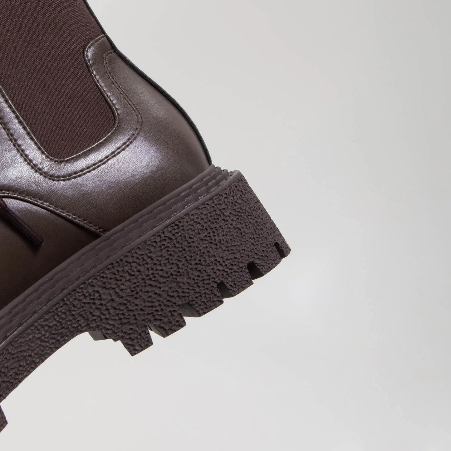 Split Leather Gladiator Ankle Boots - Ghoddosh