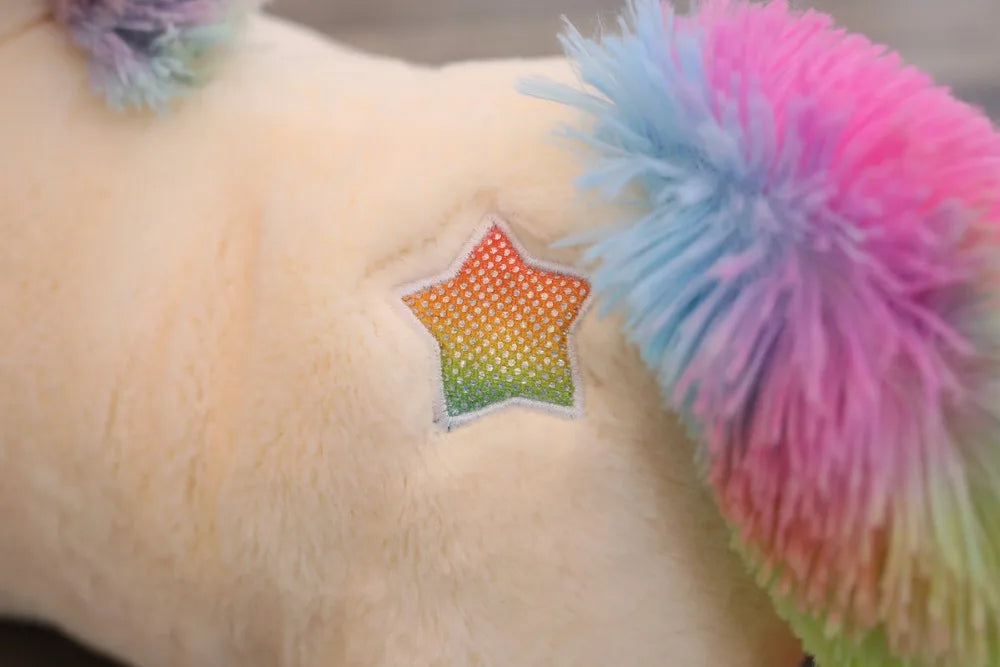 40 - 60 - 80cm - Stuffed Rainbow Horse Unicorn Plush toys - Ghoddosh