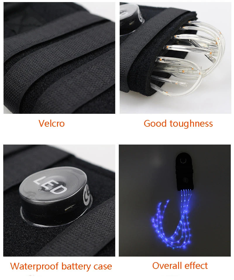 Equestrian/ Horse Tail Trappings LED Flashing Light Bar with a USB Charge