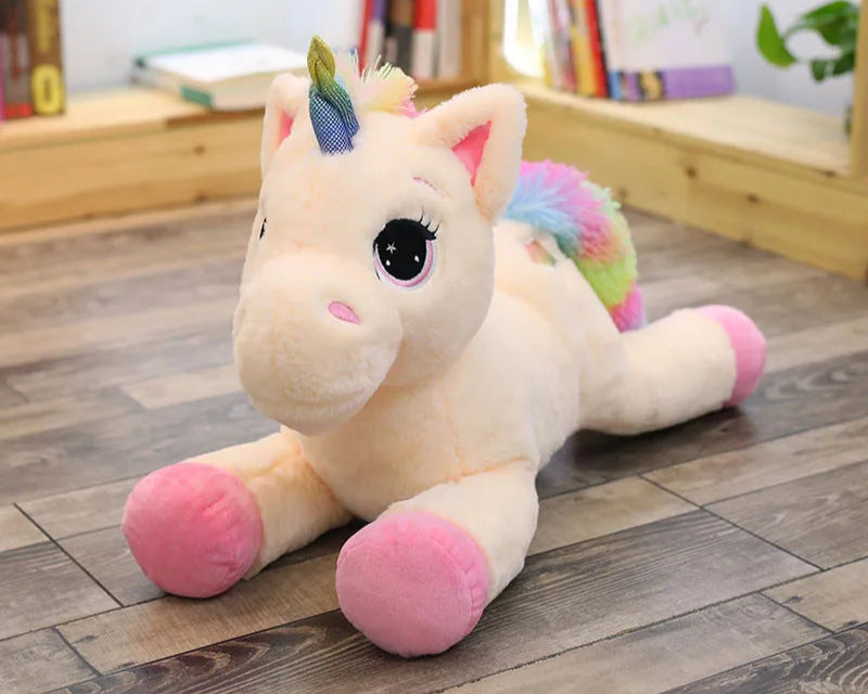 40 - 60 - 80cm - Stuffed Rainbow Horse Unicorn Plush toys - Ghoddosh