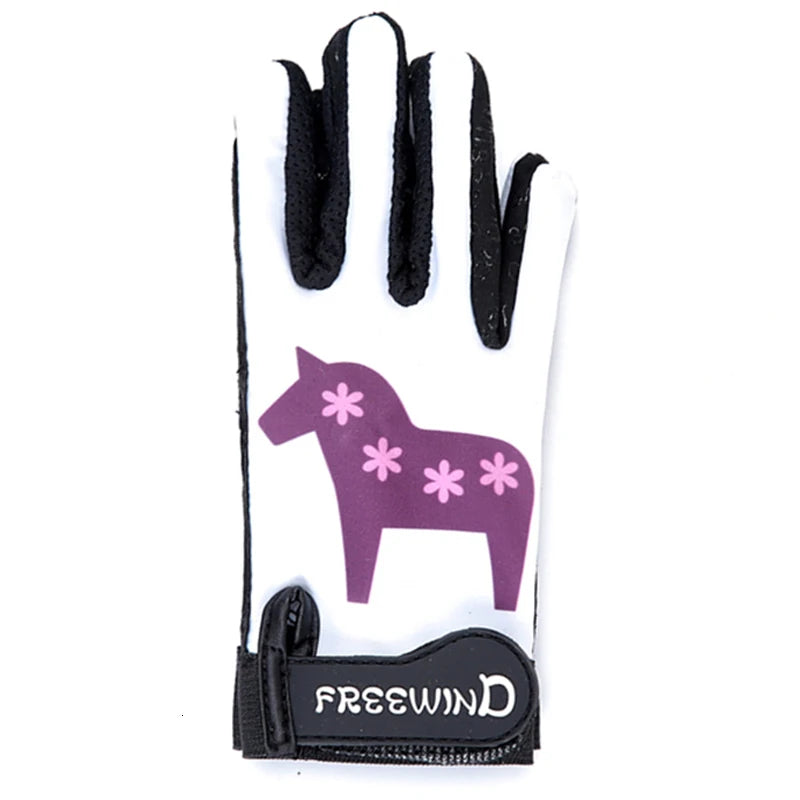 Kids’ Non-Slip Horse Riding Gloves – Ultra-Thin Equestrian Gloves with Silica Gel Grip (Ages 2–12) .Ghoddosh
