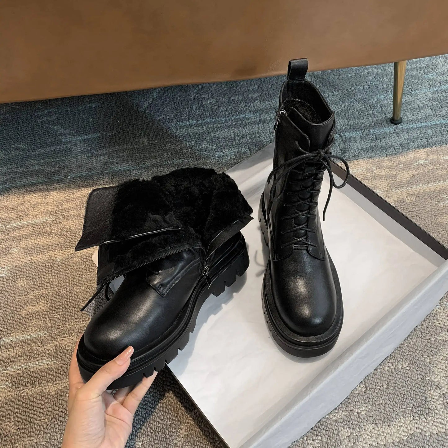 Upper Material: Genuine cow Leather - Ghoddosh