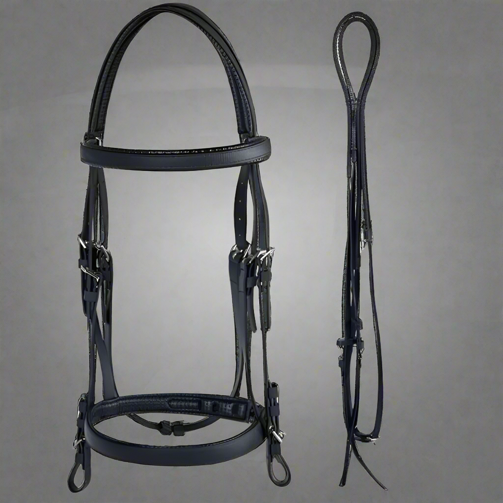Easy Cleaning , Soft and Comfortable Equestrian Professional Bridle