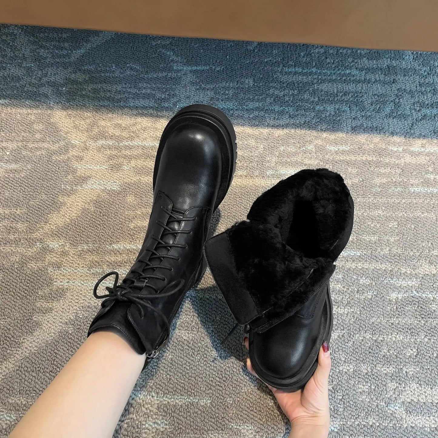 Upper Material: Genuine cow Leather - Ghoddosh