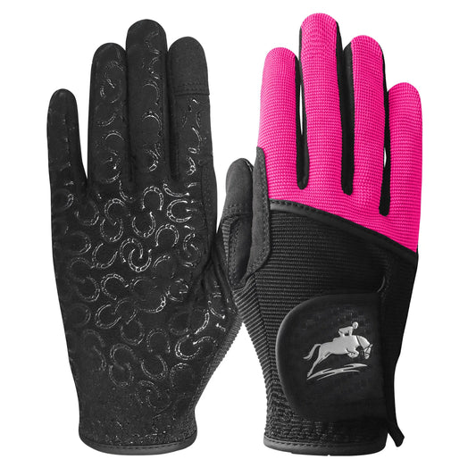 Horse Riding Gloves / Women Mesh Breathable Lightweight . Ghoddosh