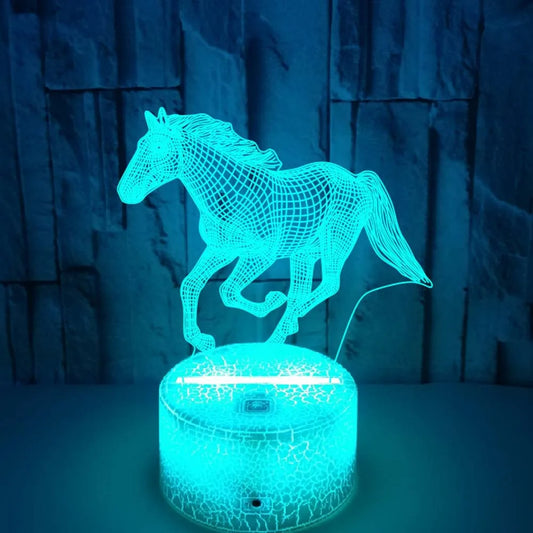 Night Light Horse Table Lamp
