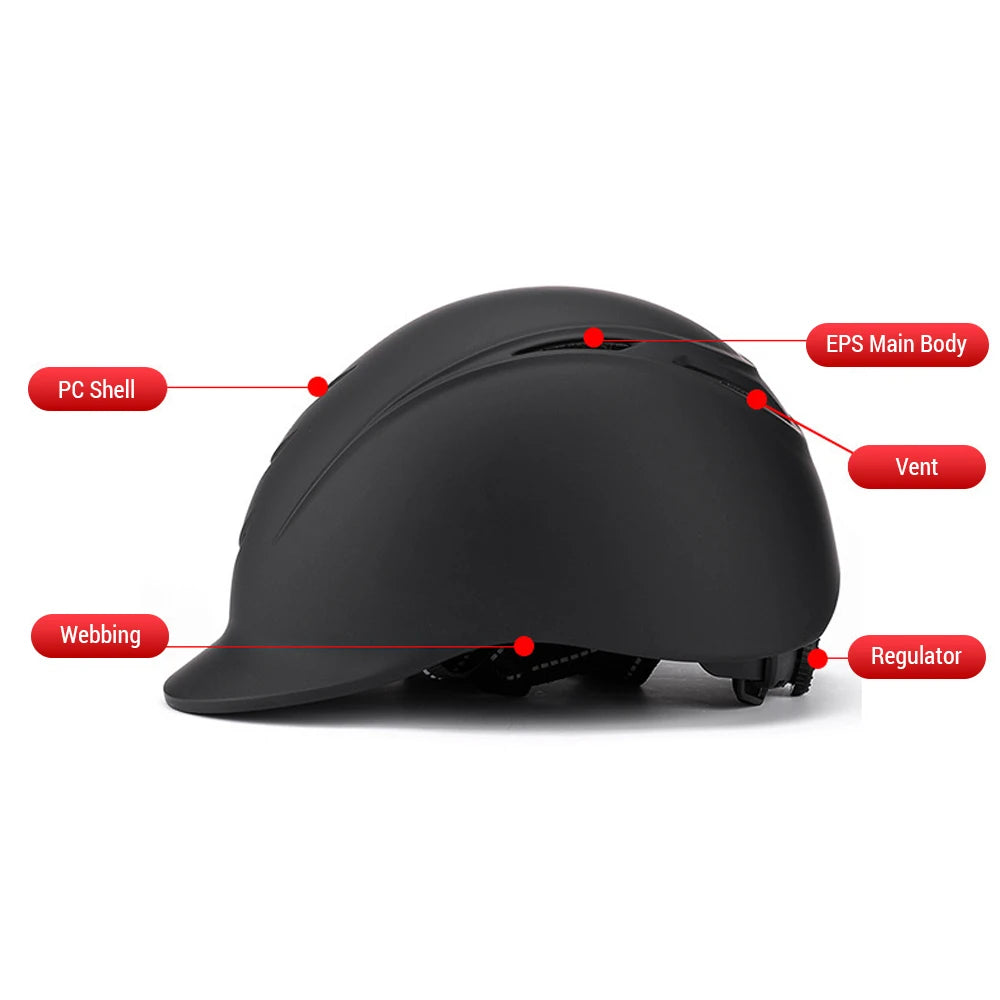 High-Protection Equestrian Helmet – Ventilated Horse Riding Safety Gear