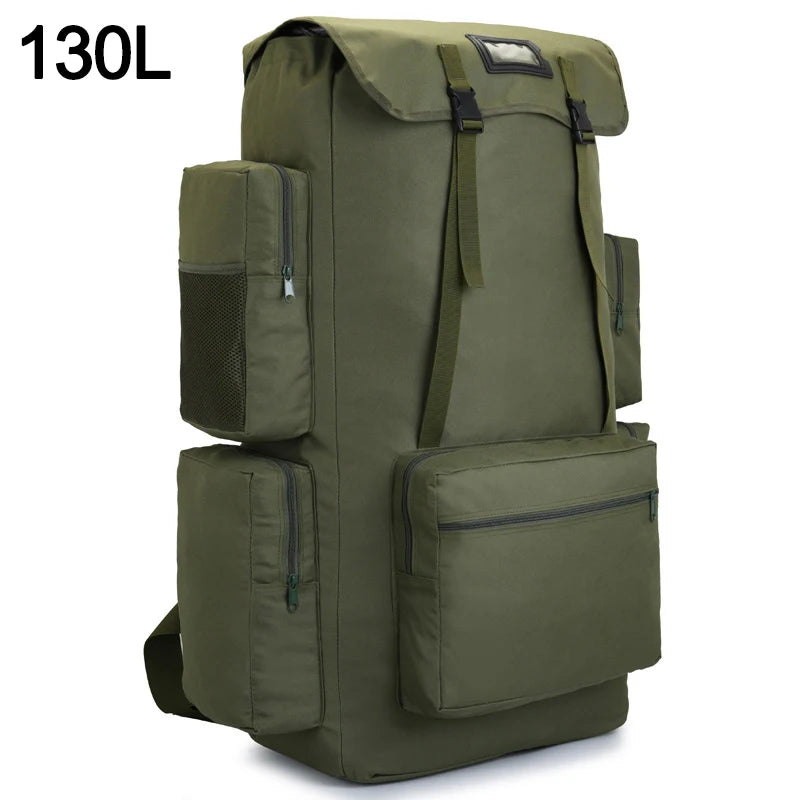 120L Men Backpack Large Outdoor Luggage Tactical Shoulder Bag - Ghoddosh