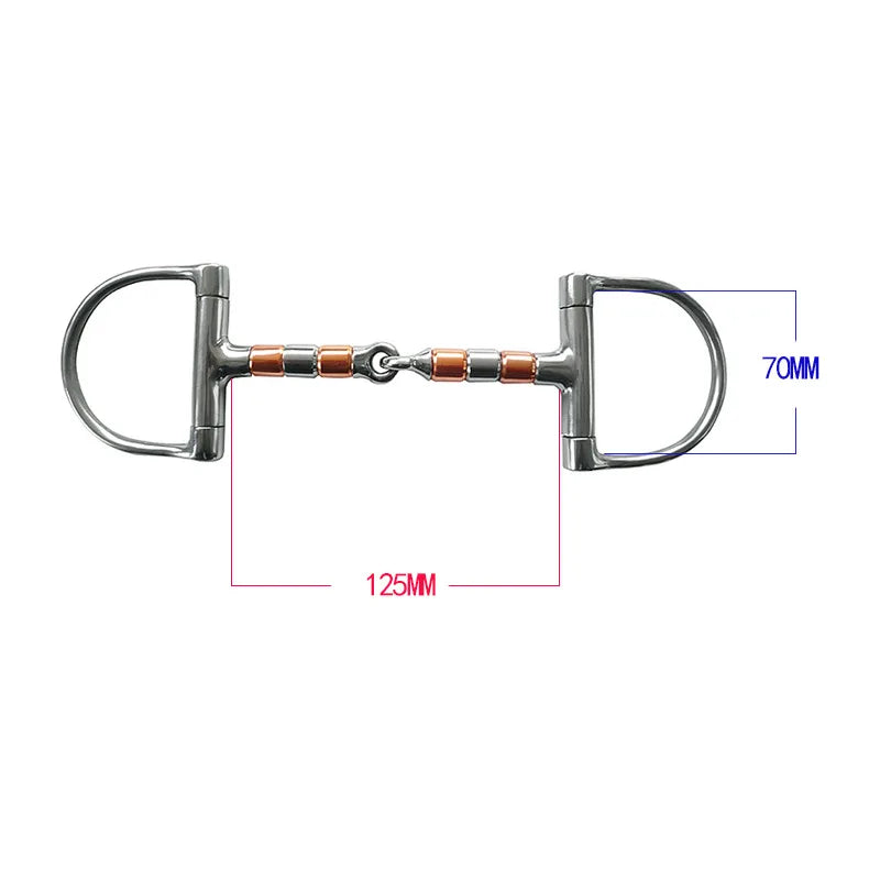 2025 New Horse Bit Stallion Training Bit - Sturdy H Shape Training Bit Horse Snaffle