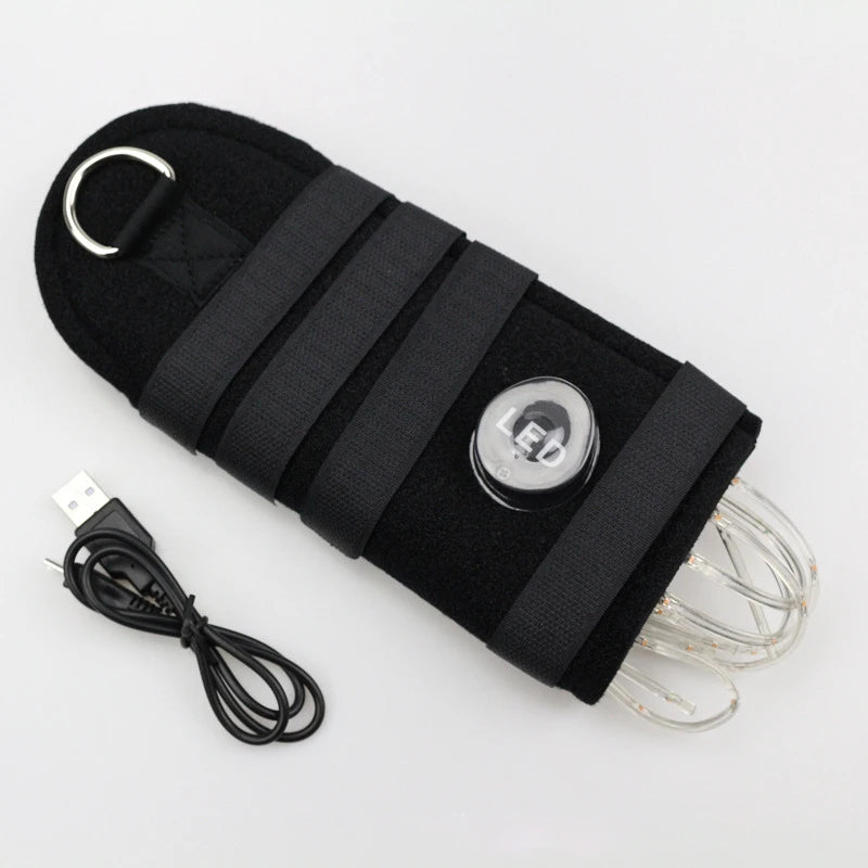 Equestrian/ Horse Tail Trappings LED Flashing Light Bar with a USB Charge