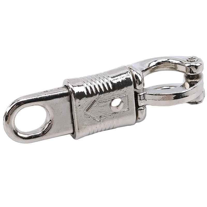 10cm Zinc Alloy Quick-Release Panic Snap Hook – Safety Buckle for Horse Ties & Leads
