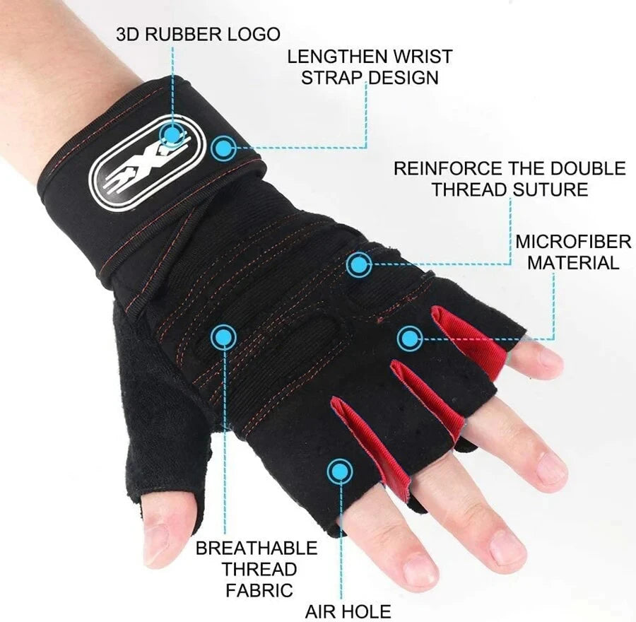 Riding Unisex Half-Finger – Non Gloves