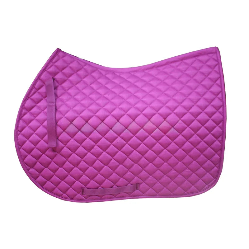 Pure Cotton Breathable Saddle Pad - Anti-Slip Shock Absorbent Riding Pad - Ghoddosh