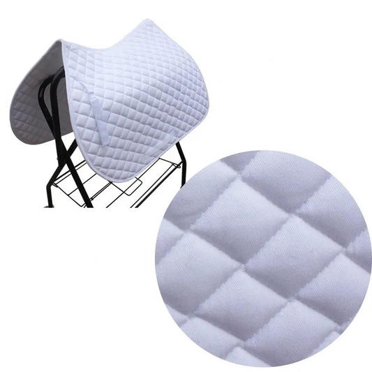 Pure Cotton Breathable Saddle Pad - Anti-Slip Shock Absorbent Riding Pad - Ghoddosh