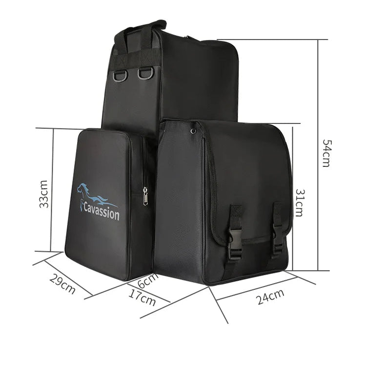 Upgraded Equestrian / Horse Riding Bag , Waterproof