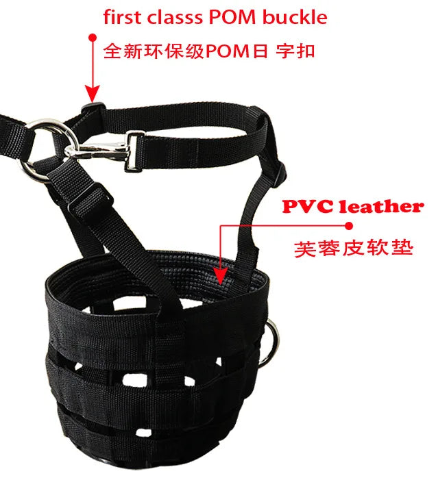 Nylon Horse muzzle With Adjustable Horse Halter Collar