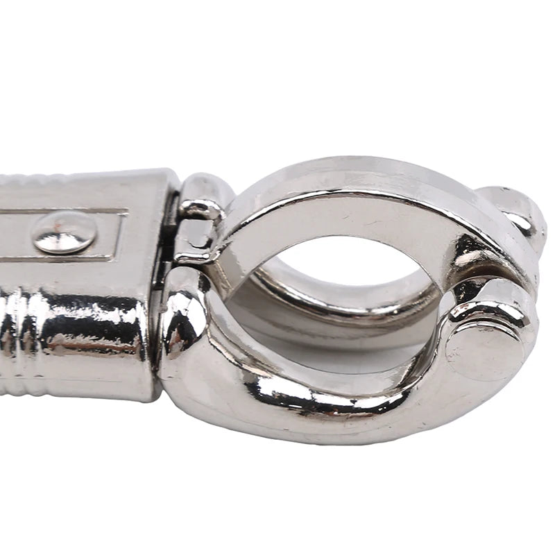 10cm Zinc Alloy Quick-Release Panic Snap Hook – Safety Buckle for Horse Ties & Leads