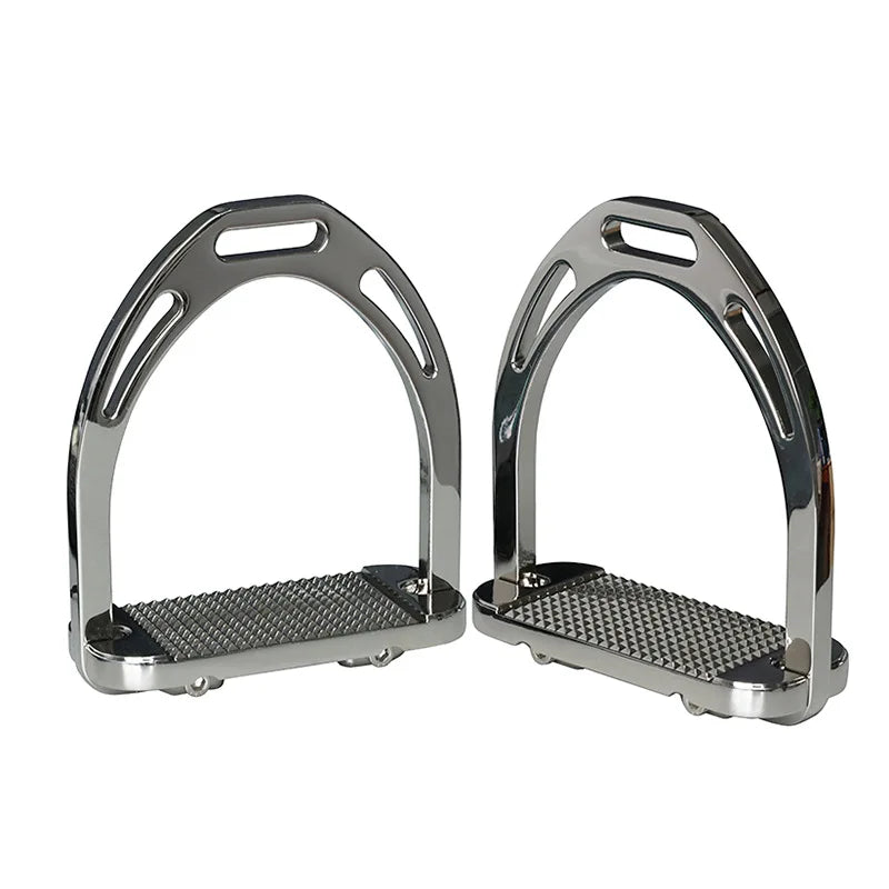 1 Pair Horse Riding Stirrups / English Riding Protection Saddle, Knee Ankle Stress Pain Relief - Ghoddosh