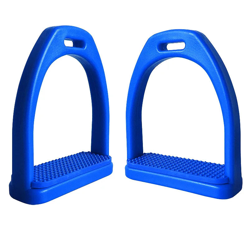 1 Pair Horse Stirrups / High quality Plastic Stirrups with Non-Slip Rubber Pad. Ghoddosh