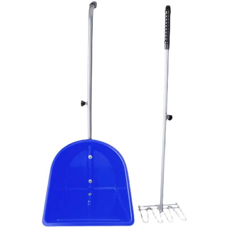Detachable Horse Stable Dung Picker, Detachable Dustpan, Manure Fork, Adjustable Barrier, Cleaning Tools