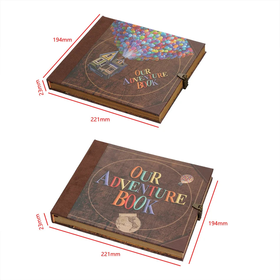 Handmade Adventure Album , save the moments that value with your beloved , customized with your own touch - Ghoddosh