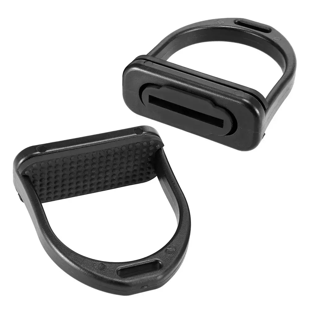 Horse Riding Plastic Stirrups - 2 Pieces of Lightweight Equestrian Safety Equipment . Ghoddosh