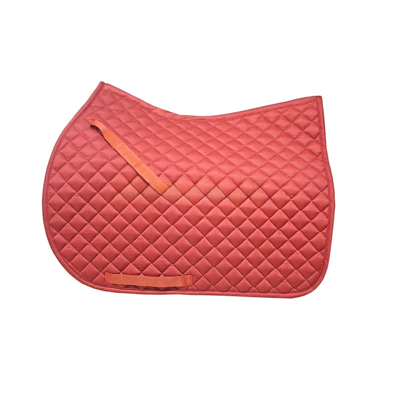 Pure Cotton Breathable Saddle Pad - Anti-Slip Shock Absorbent Riding Pad - Ghoddosh
