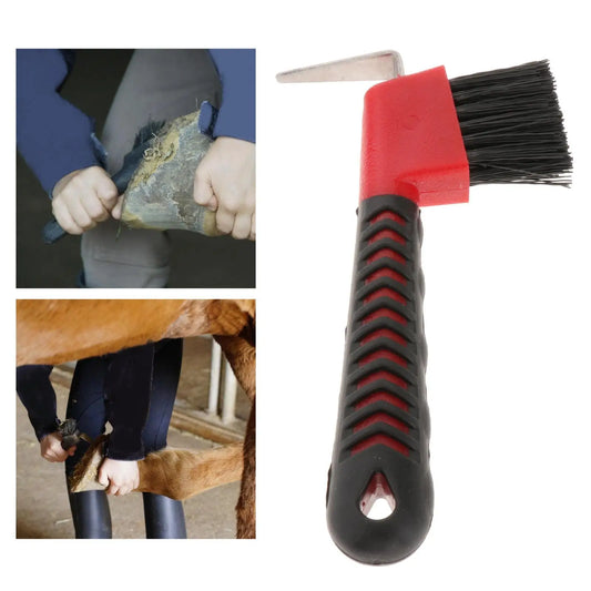 Horse Hoof Pick Brush grooming Tool
