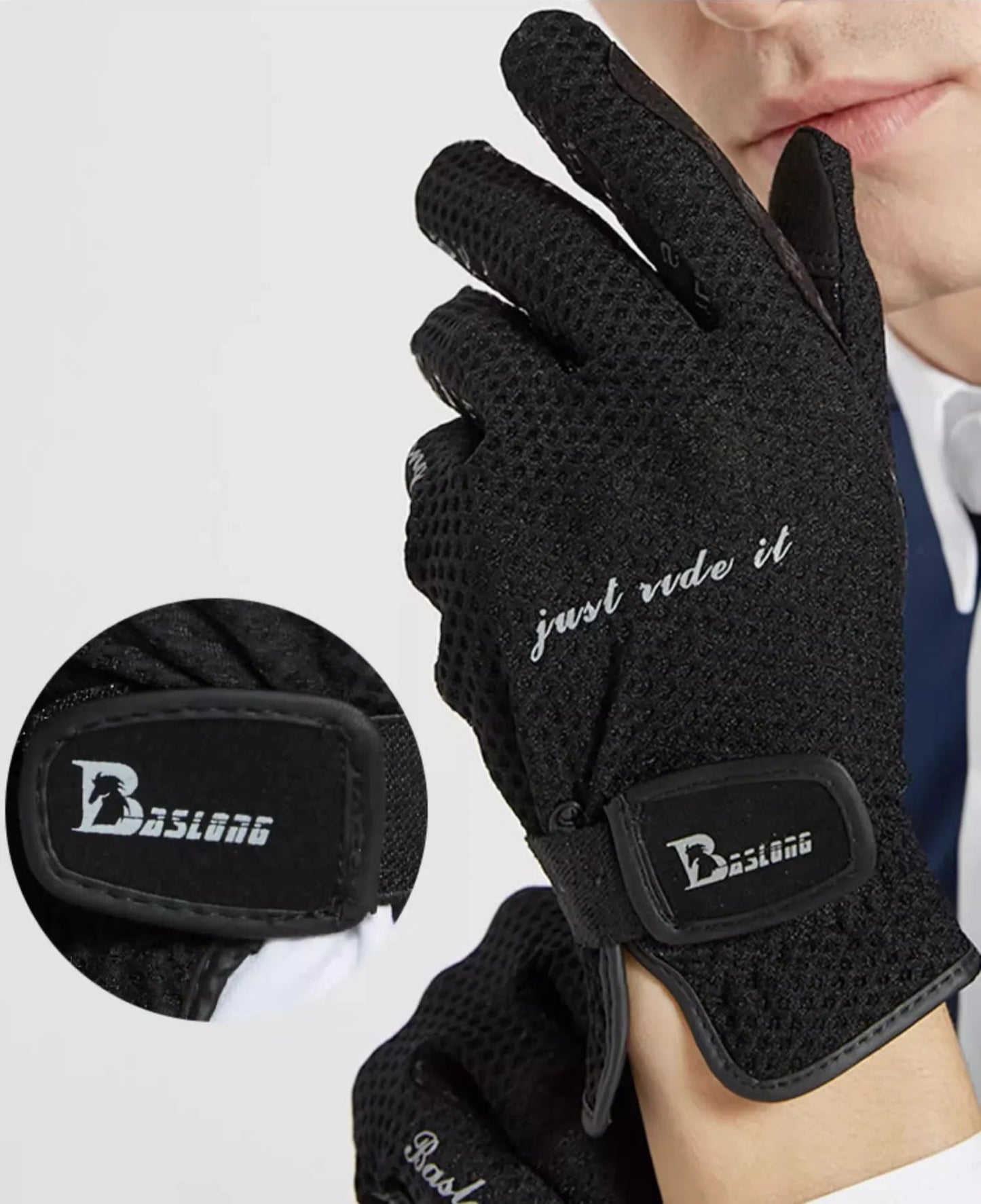 Unisex  Equestrian Gloves / Men's and Women's Riding  Hand-Centered Silicone Non-Slip Breathable Gloves . Ghoddosh