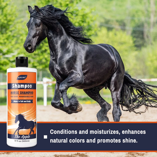 Gentle Equine Moisturizing Shampoo - Horse Conditioning Formula that Enhances Coat Shine , Color and Nourishes Mane @ ghoddosh.com