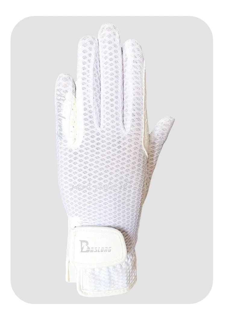 Unisex  Equestrian Gloves / Men's and Women's Riding  Hand-Centered Silicone Non-Slip Breathable Gloves . Ghoddosh