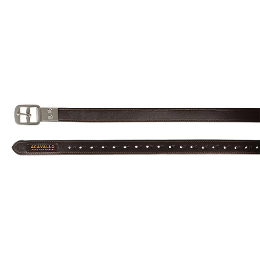 Treadle strap Compressed metal buckle stirrups band with calfskin stirrups belt