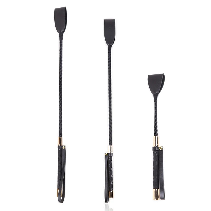 Equestrian Training  Riding Leather  Crop / Lightweight &  Non Slip With Handle . Ghoddosh