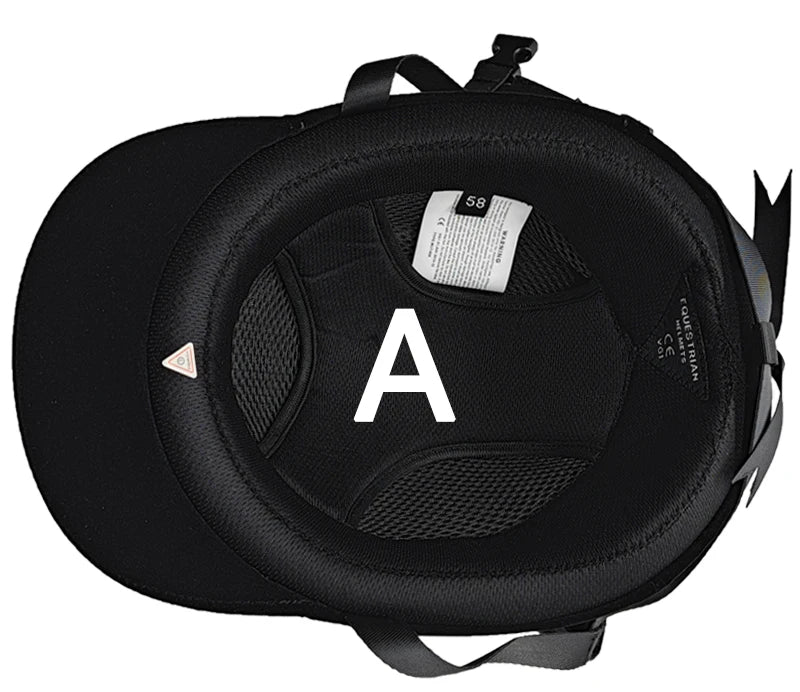 Equestrian Horse Rider Helmet  , Durable Safety  with Half Cover Horse Riding Helmet for both Children and Adults - Ghoddosh