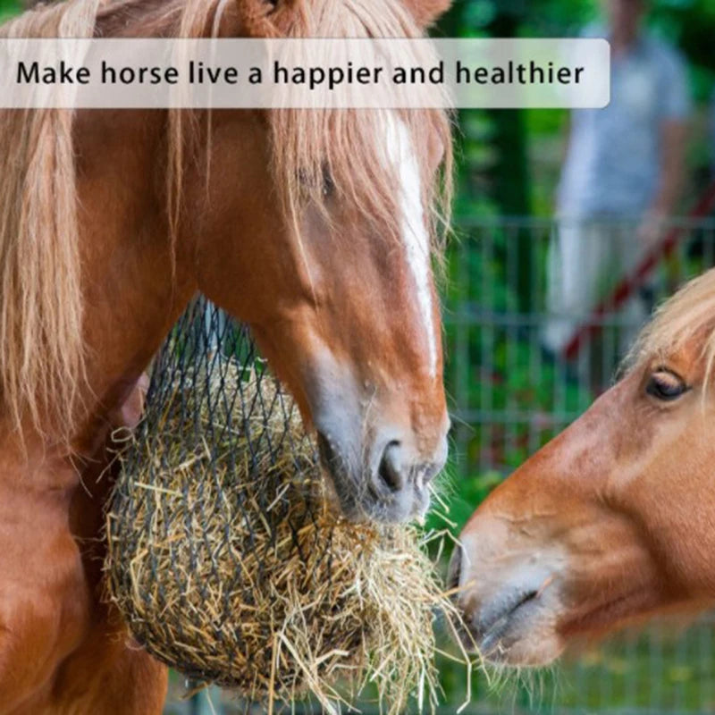 Durable Slow Feed Haylage Net – Small-Holed Hay Feeder Bag for Horses