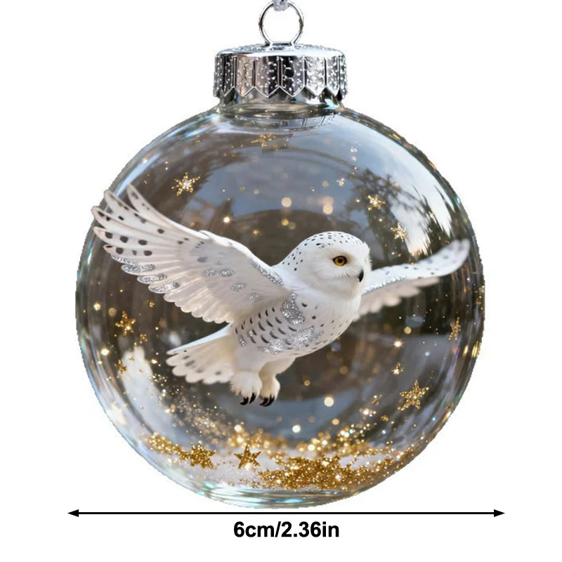 Nature's Birds Clear Christmas Ornament, Hummingbird Christmas Tree Ornaments @ghoddosh.com