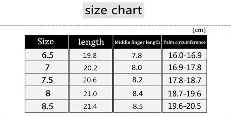 Equestrian Summer  Women's  Leather Gloves / Unlined Fashion Hollow Out Style Size chart  . Ghoddosh