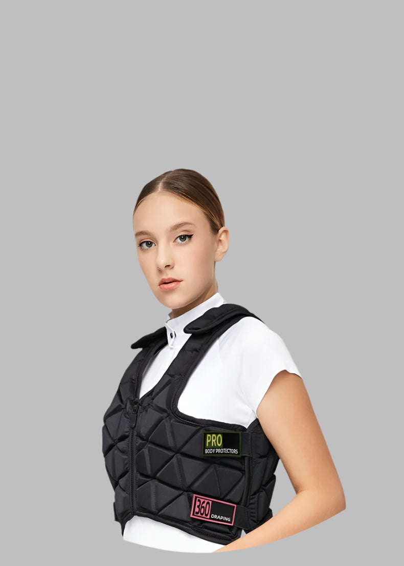 Equestrian Armor for Adults, Protective Vest, High-thickness, Shock-absorbing Layer, Safety Insurance . Ghoddosh