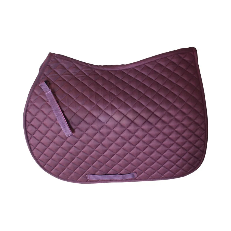 Pure Cotton Breathable Saddle Pad - Anti-Slip Shock Absorbent Riding Pad - Ghoddosh