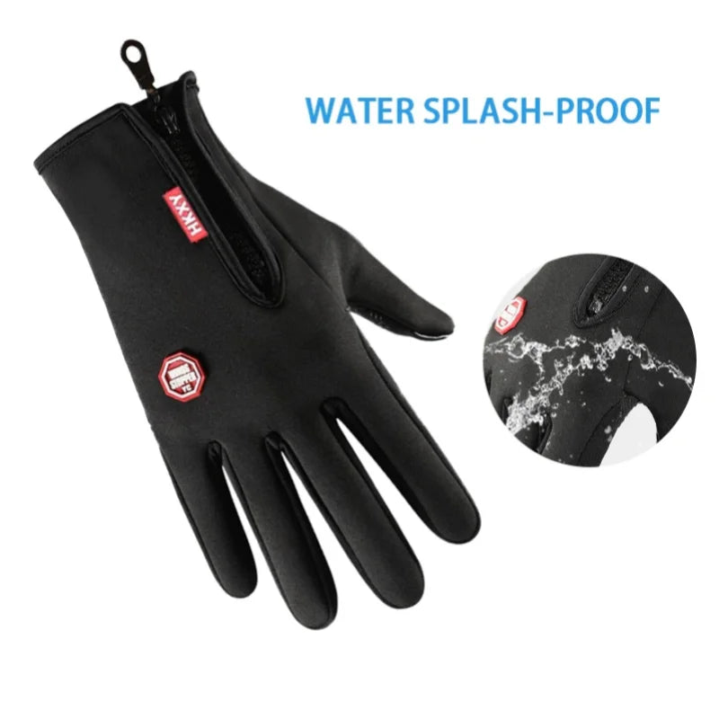 Riding Waterproof  Winter Gloves For Men /  Mobile friendly and sensitive touch screen